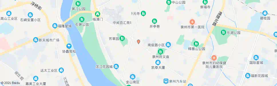 泉州新门菜市_公交站地图_泉州公交_妙搜公交查询2024