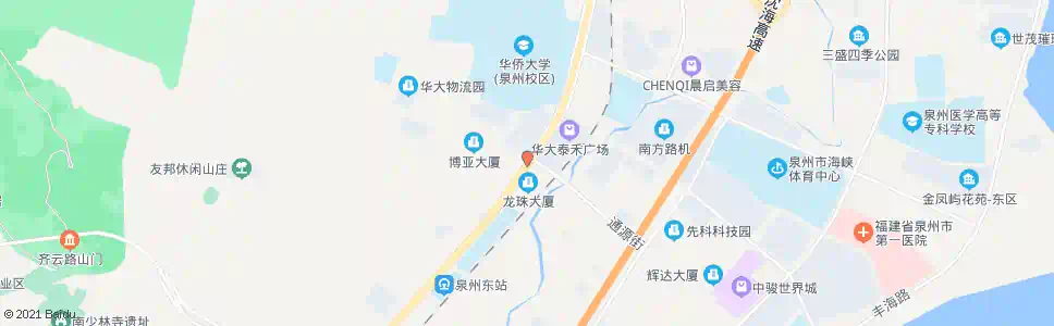 泉州火烧桥(华大电商园)_公交站地图_泉州公交_妙搜公交查询2024