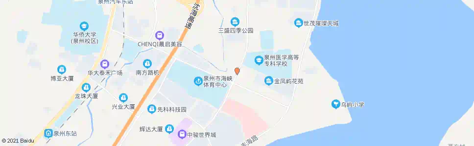 泉州金凤屿路口_公交站地图_泉州公交_妙搜公交查询2024