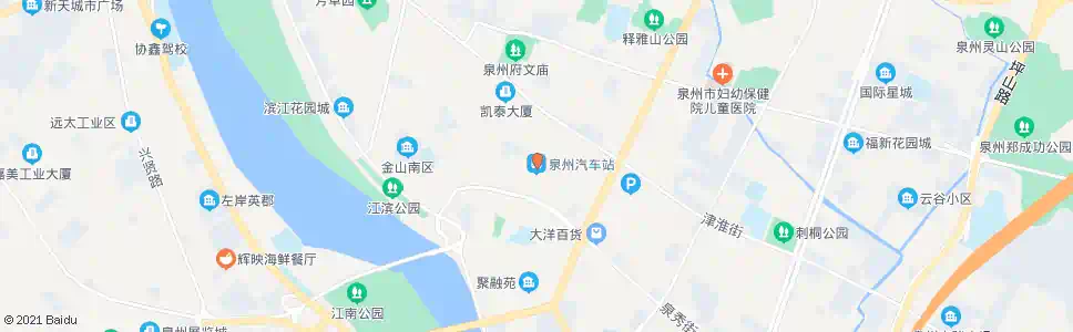 泉州泉州汽车站_公交站地图_泉州公交_妙搜公交查询2024