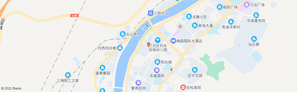 三明东安路_公交站地图_三明公交_妙搜公交查询2024