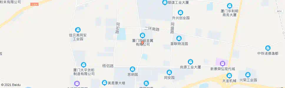 厦门梧侣_公交站地图_厦门公交_妙搜公交查询2024