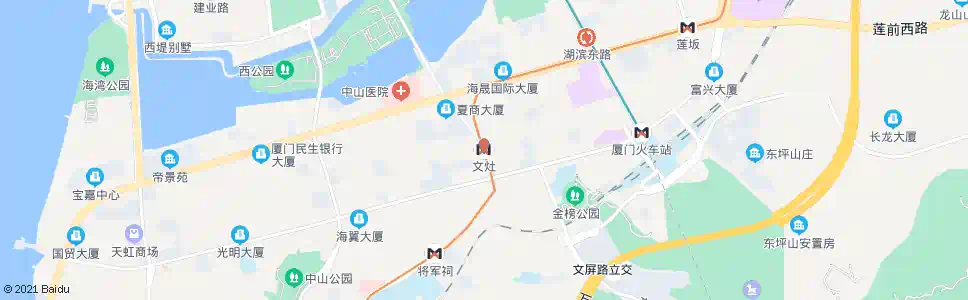 厦门文灶_公交站地图_厦门公交_妙搜公交查询2024