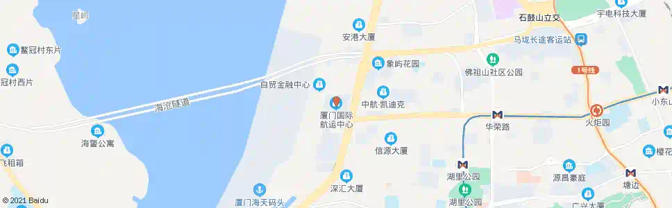 厦门国际航运中心_公交站地图_厦门公交_妙搜公交查询2024