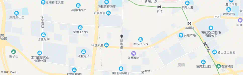 厦门正顺花园_公交站地图_厦门公交_妙搜公交查询2024