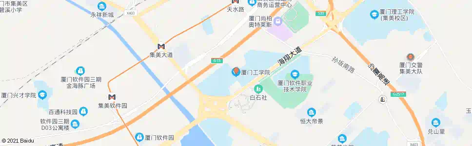 厦门厦门工学院_公交站地图_厦门公交_妙搜公交查询2024