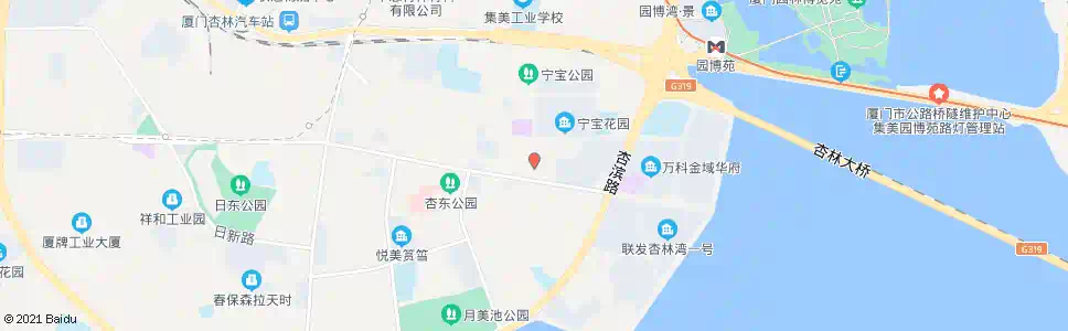 厦门杏林文体中心_公交站地图_厦门公交_妙搜公交查询2024