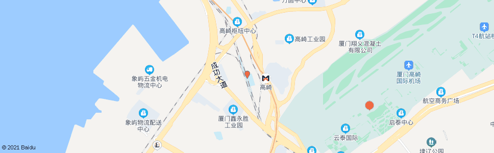 厦门高崎火车站(中埔)_公交站地图_厦门公交_妙搜公交查询2024