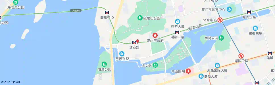 厦门滨北中行_公交站地图_厦门公交_妙搜公交查询2024