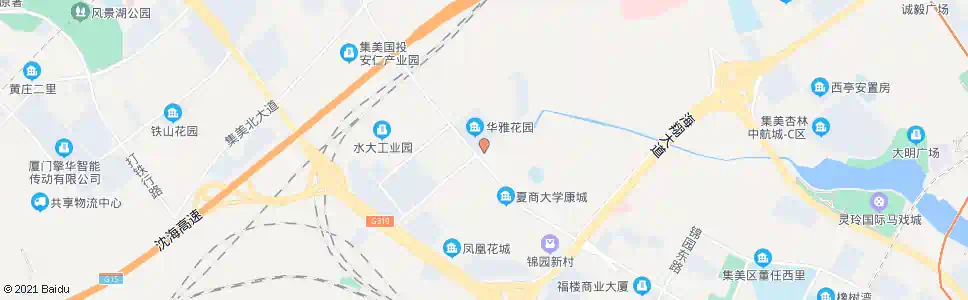 厦门大学康城总站_公交站地图_厦门公交_妙搜公交查询2024