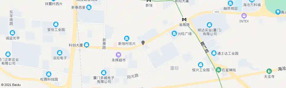 厦门立鼎光电_公交站地图_厦门公交_妙搜公交查询2024