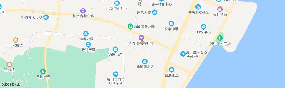 厦门前埔南区_公交站地图_厦门公交_妙搜公交查询2024