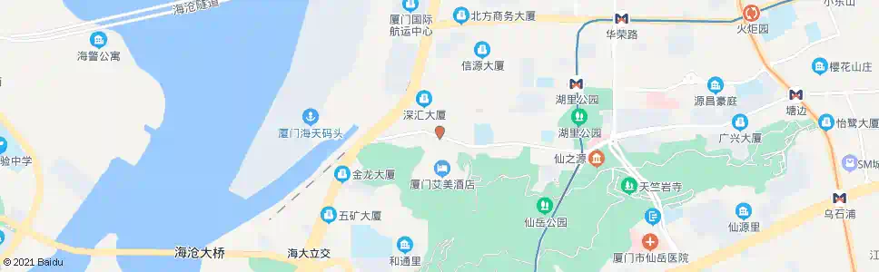 厦门南山西路_公交站地图_厦门公交_妙搜公交查询2024