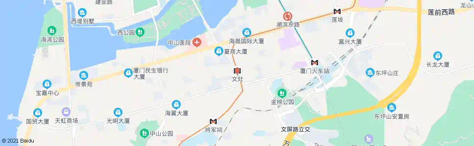 厦门湖中路口_公交站地图_厦门公交_妙搜公交查询2024