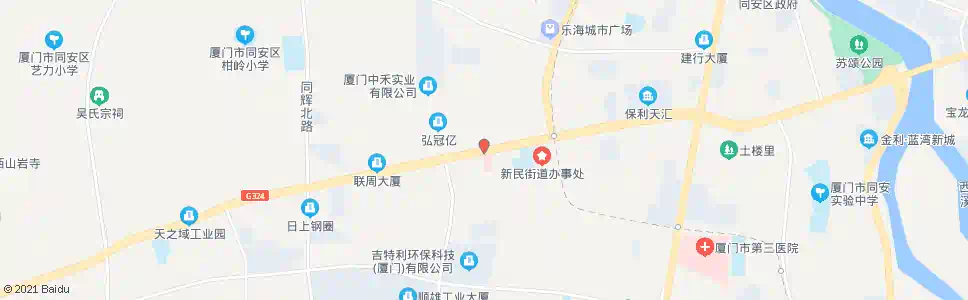 厦门新民卫生院_公交站地图_厦门公交_妙搜公交查询2024