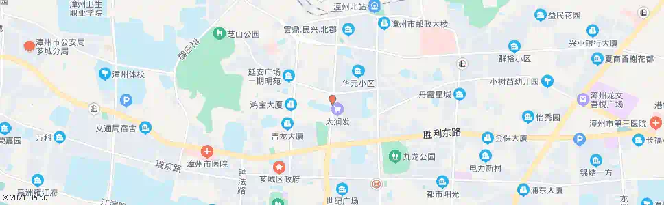 漳州华侨饭店_公交站地图_漳州公交_妙搜公交查询2024