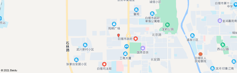 白银西部大市场_公交站地图_白银公交_妙搜公交查询2024