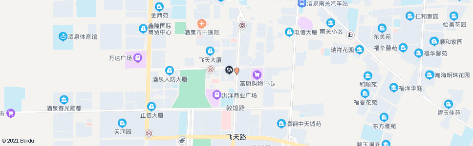 酒泉富康家世界_公交站地图_酒泉公交_妙搜公交查询2024