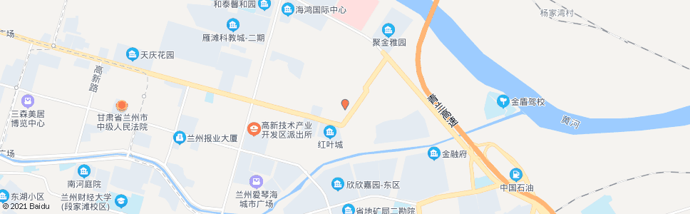 兰州高滩村_公交站地图_兰州公交_妙搜公交查询2024