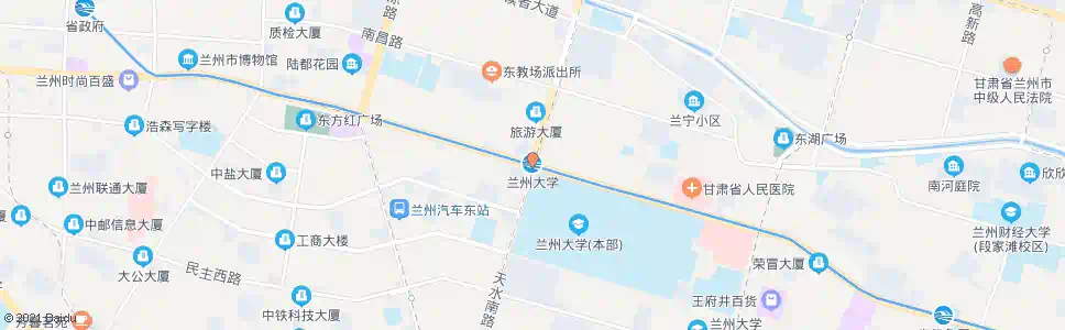 兰州兰州大学_公交站地图_兰州公交_妙搜公交查询2024