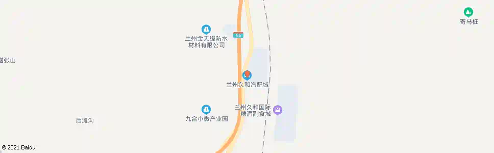 兰州久和汽配城_公交站地图_兰州公交_妙搜公交查询2024