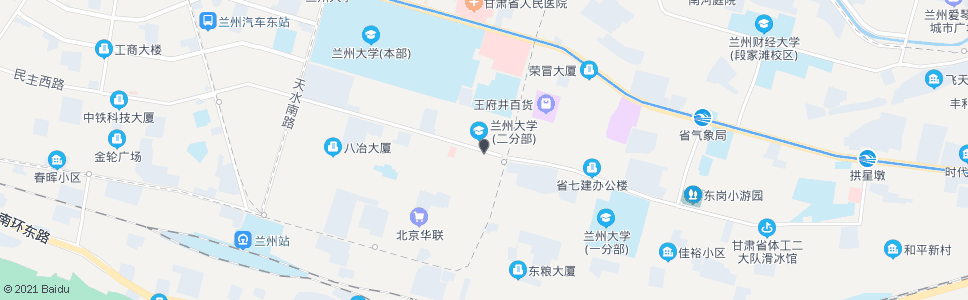 兰州定西路东口_公交站地图_兰州公交_妙搜公交查询2024