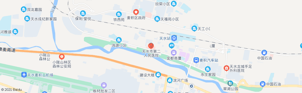 天水市二院_公交站地图_天水公交_妙搜公交查询2024