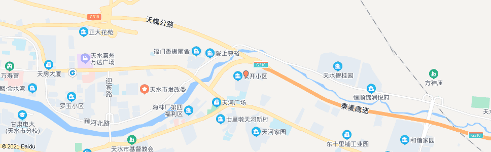 天水长开厂(岷山路)_公交站地图_天水公交_妙搜公交查询2024