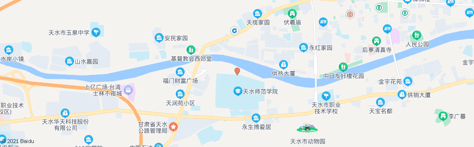 天水师院分部_公交站地图_天水公交_妙搜公交查询2024