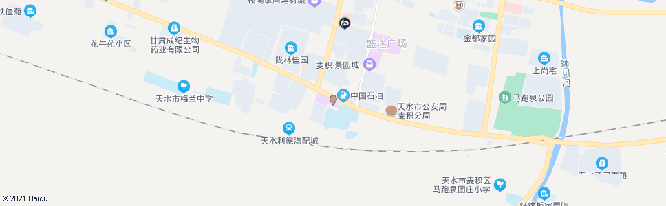 天水桥南商场_公交站地图_天水公交_妙搜公交查询2024
