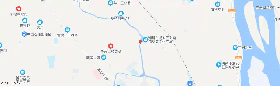 潮州华美村_公交站地图_潮州公交_妙搜公交查询2024