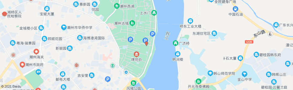 潮州湘子桥头_公交站地图_潮州公交_妙搜公交查询2024