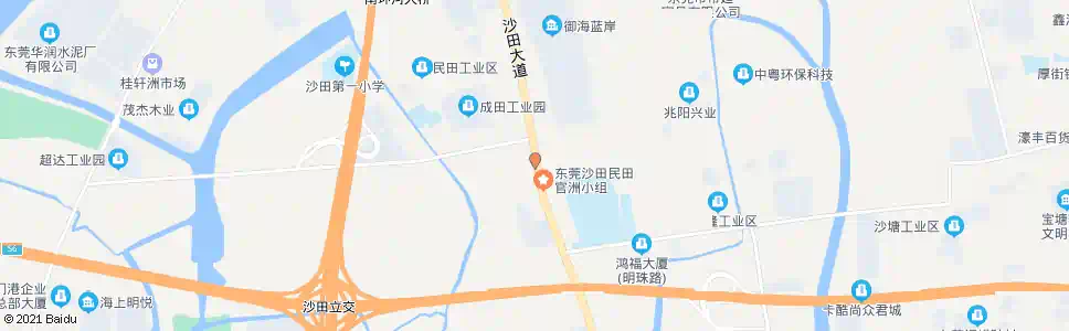 东莞泗沙路口_公交站地图_东莞公交_妙搜公交查询2024