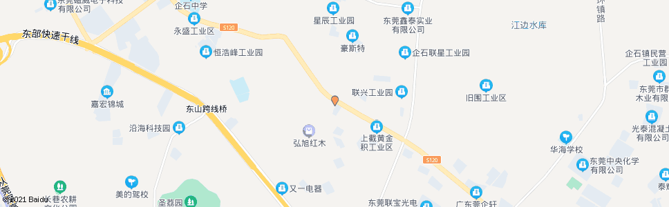 东莞山城工业区_公交站地图_东莞公交_妙搜公交查询2024