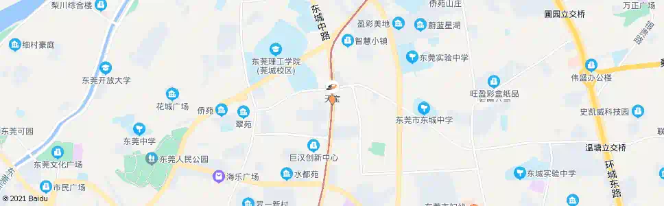 东莞温南路口_公交站地图_东莞公交_妙搜公交查询2024