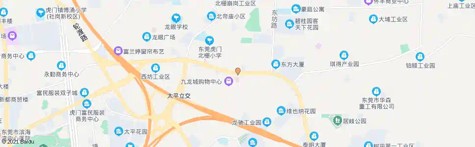 东莞北栅综合市场_公交站地图_东莞公交_妙搜公交查询2024