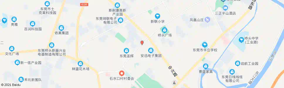 东莞岭头村委会_公交站地图_东莞公交_妙搜公交查询2024