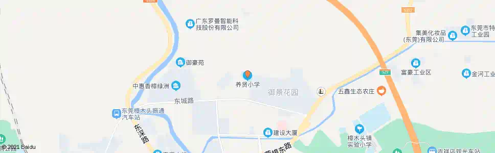 东莞养贤小学_公交站地图_东莞公交_妙搜公交查询2024