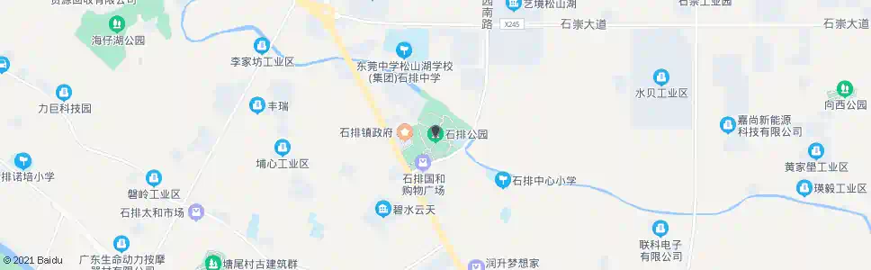 东莞石排公园_公交站地图_东莞公交_妙搜公交查询2024