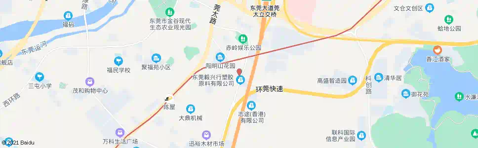 东莞阳明路路口_公交站地图_东莞公交_妙搜公交查询2024