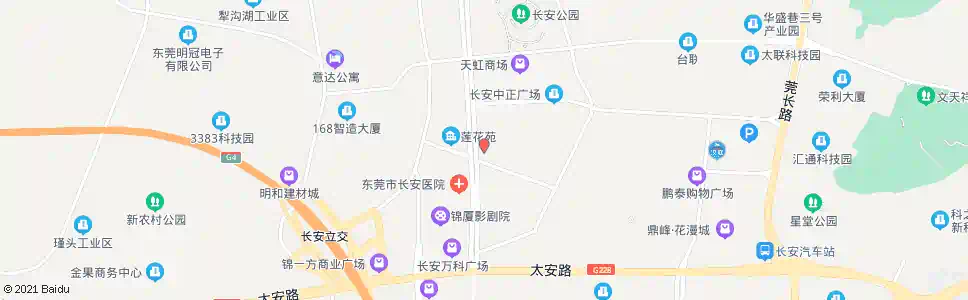 东莞莲花住宅区_公交站地图_东莞公交_妙搜公交查询2024