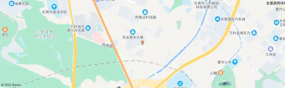 东莞新海关货检场_公交站地图_东莞公交_妙搜公交查询2024