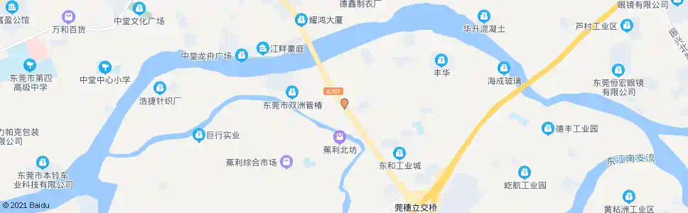 东莞蕉利北_公交站地图_东莞公交_妙搜公交查询2024