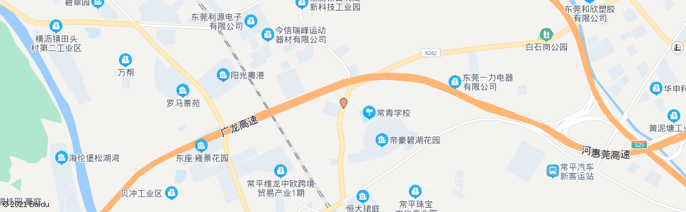 东莞松柏塘路口_公交站地图_东莞公交_妙搜公交查询2024