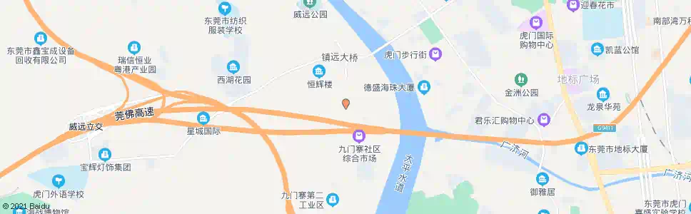 东莞九门寨社区_公交站地图_东莞公交_妙搜公交查询2024