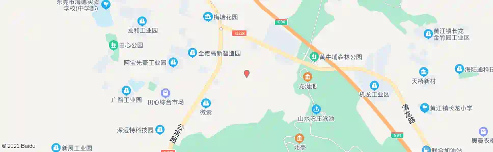 东莞龙见田村_公交站地图_东莞公交_妙搜公交查询2024