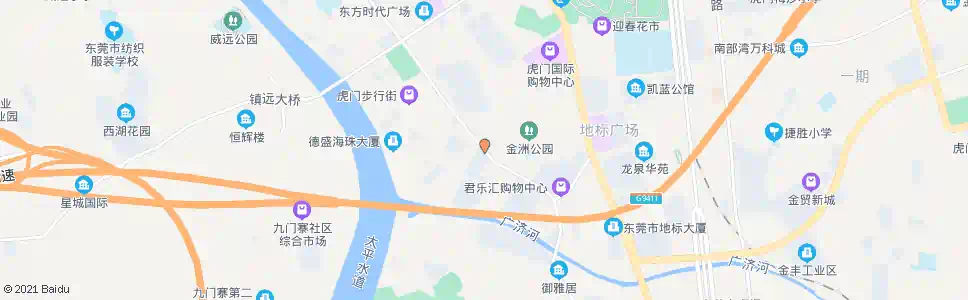 东莞金色阳光花园_公交站地图_东莞公交_妙搜公交查询2024