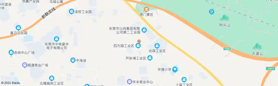 东莞新沙埔市场_公交站地图_东莞公交_妙搜公交查询2024