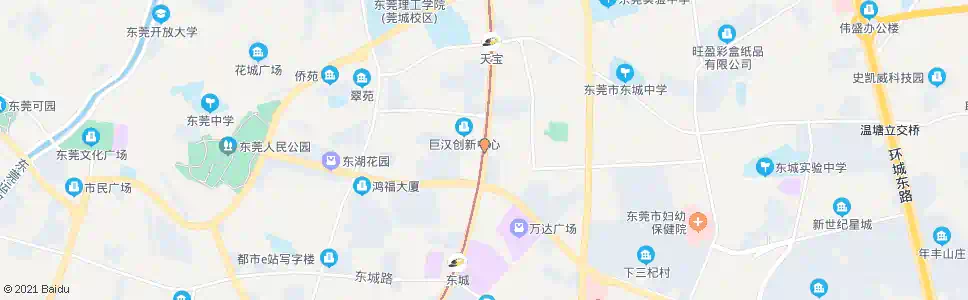 东莞大地通讯_公交站地图_东莞公交_妙搜公交查询2024