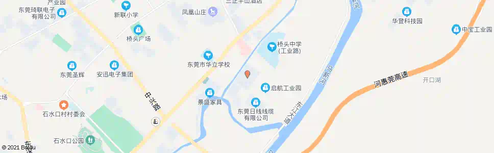 东莞皇堡工业城_公交站地图_东莞公交_妙搜公交查询2024